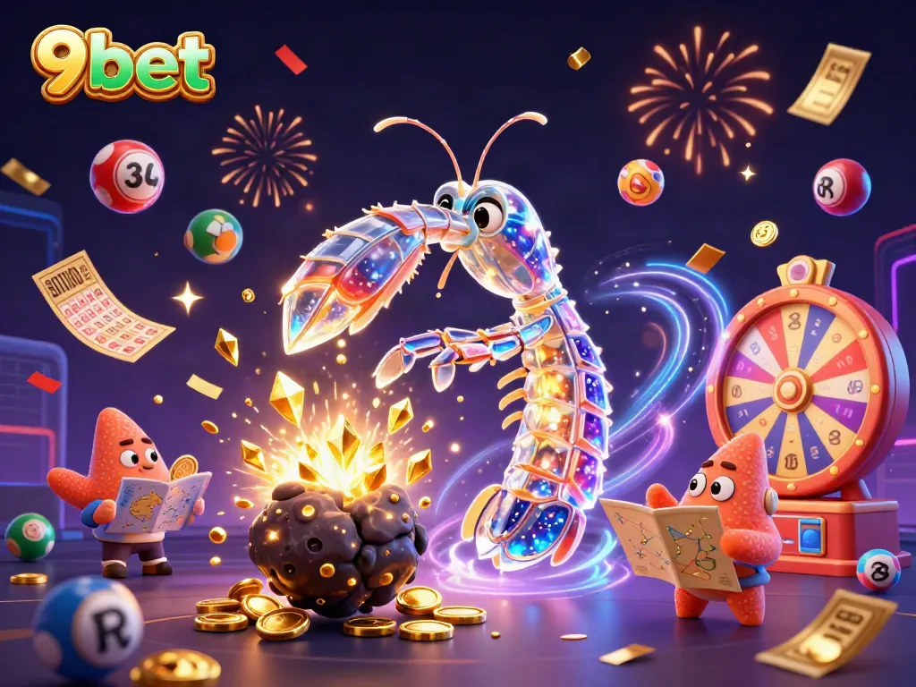 Experience the excitement of 9bet with vibrant lottery elements and dynamic casino action.