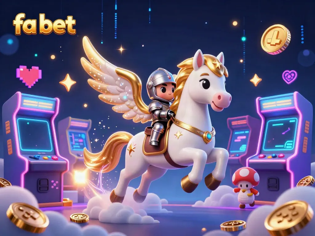 Experience thrilling gaming action with fa bet in a vibrant, colorful casino environment.