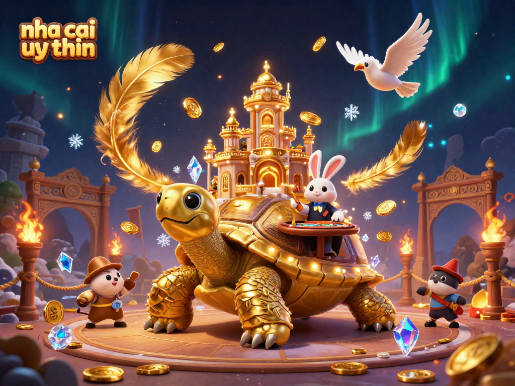 Engage in thrilling action at nha cai uy tin with captivating golden tortoise casino scene.