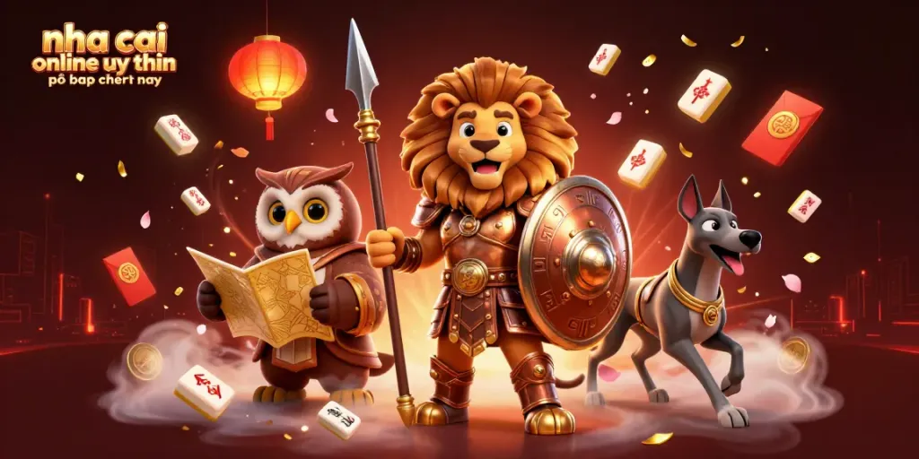 Engage with the exciting world of nha cai online uy tin phổ biến hiện nay with this vivid 3D casino illustration.