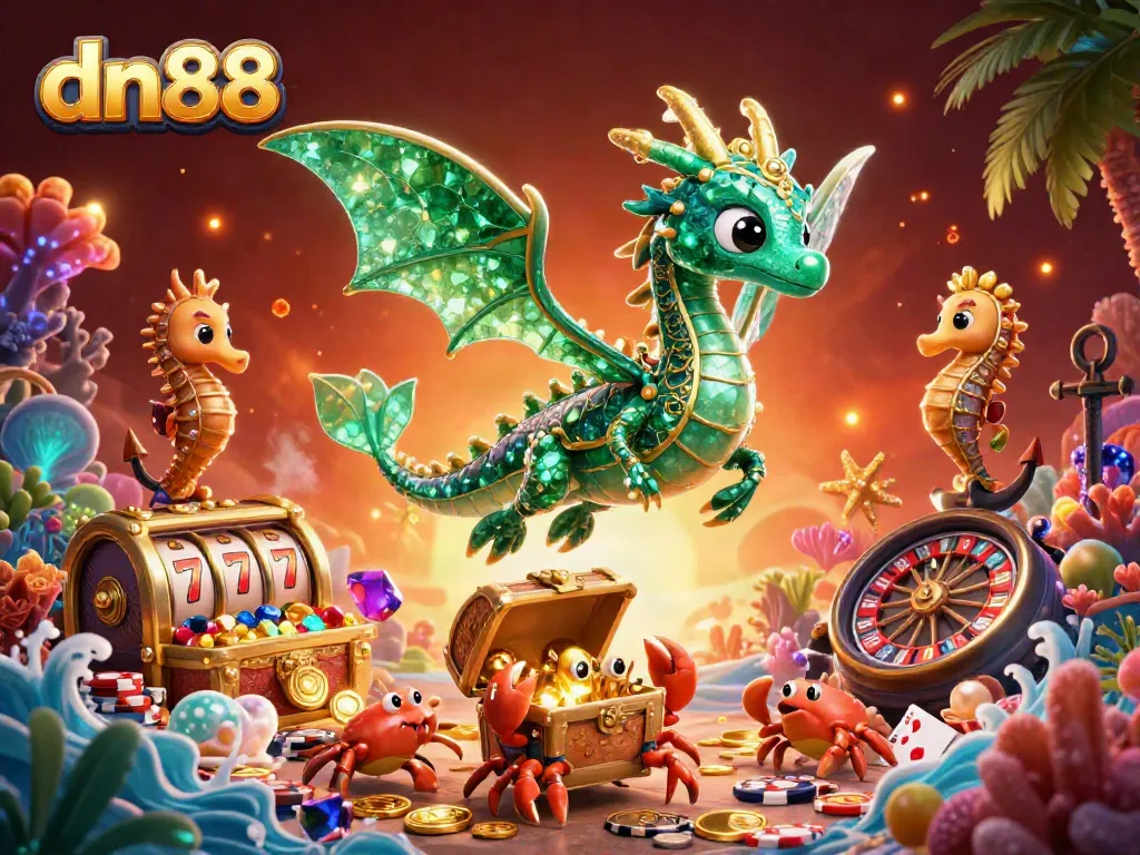 Experience thrilling excitement with dn88's captivating online gaming in vibrant 3D.