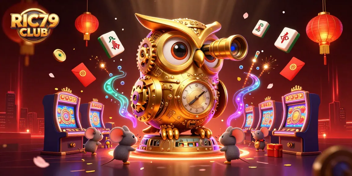 Experience thrilling gameplay at RIC79 CLUB with an enchanting casino scene filled with captivating game elements.