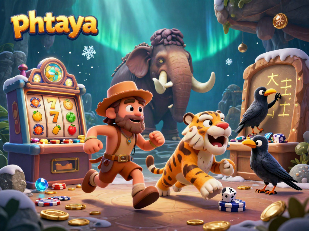 Phtaya brings excitement to players with vibrant casino elements in a thrilling game scene.
