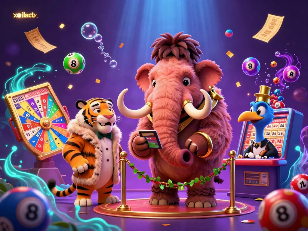 Engage with the vibrant world of xoilactv as dynamic characters and casino elements illuminate the scene.