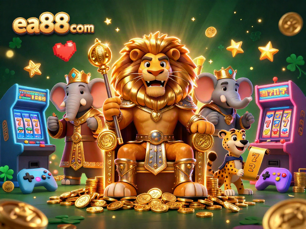 Join the excitement of ea88 com’s casino world with a lion king, elephant advisor, and cheetah messenger.