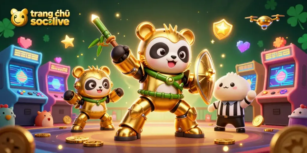 Engage in expert strategies at trang chủ socolive with a vibrant 3D illustration of gaming excitement.