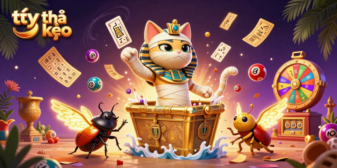 Experience the thrill of tỷ lệ kèo with a vibrant 3D scene showcasing lively gaming action and colorful elements.
