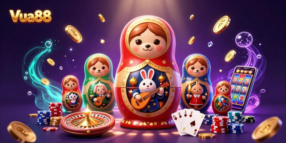 Engage with Vua88's vibrant casino experience featuring dealers and playful characters!