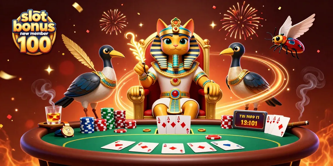 Menangkan slot bonus anggota baru 100 dengan tampilan karakter permainan slot yang dinamis dan penuh semangat.