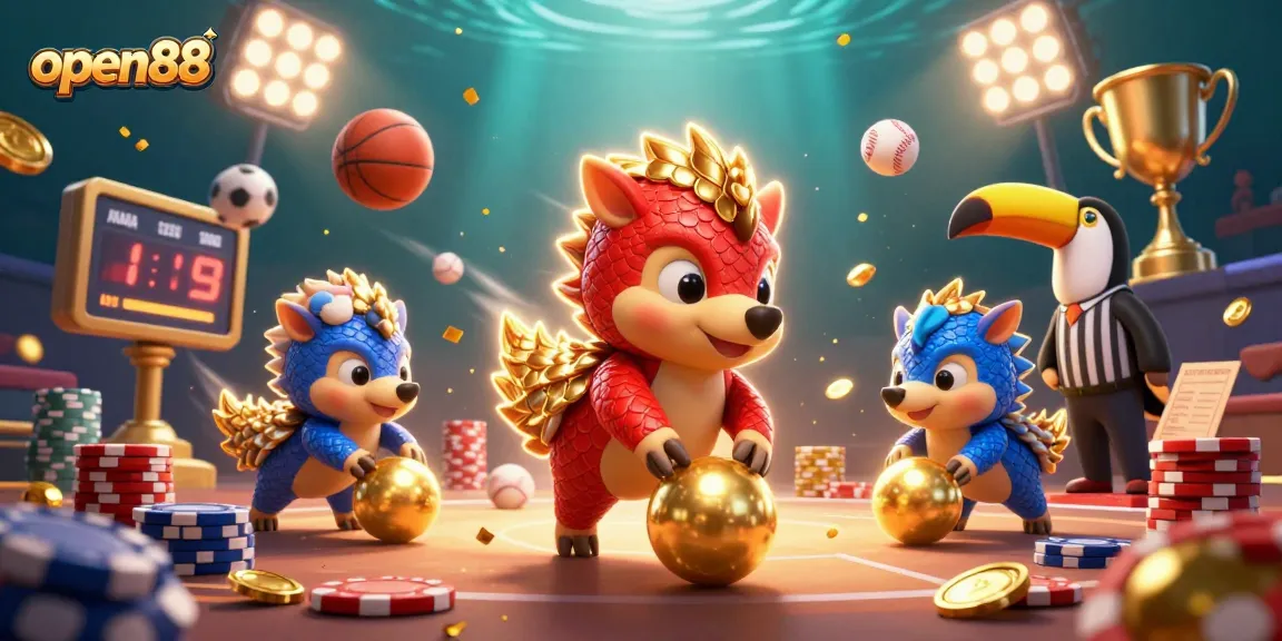 Experience thrilling gaming action at open88 with dynamic pangolin rivals and sparkling casino elements.