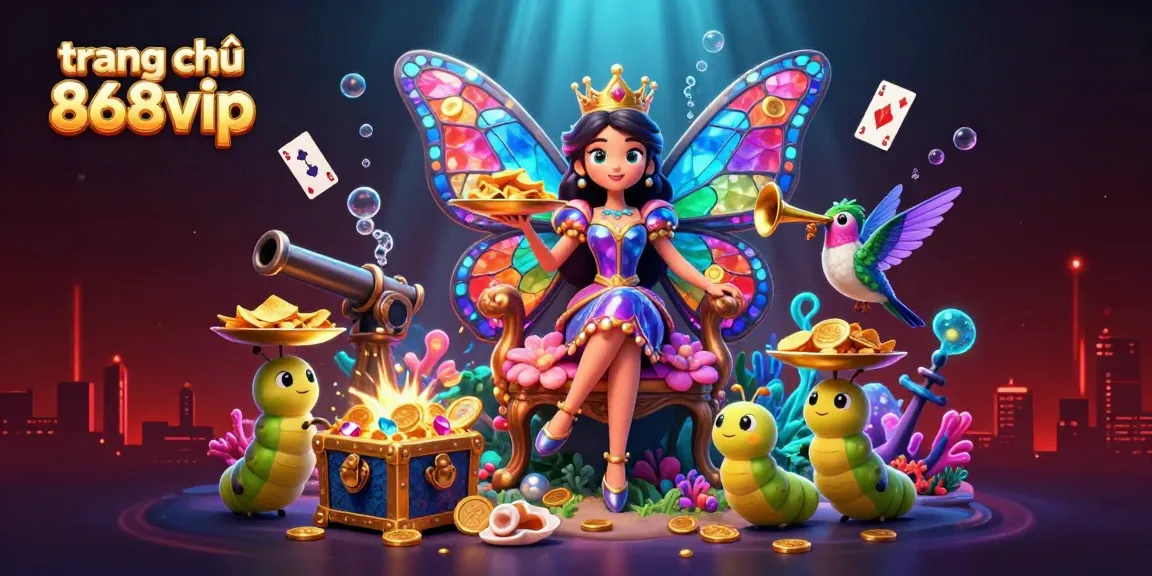 Experience the vibrant world of trang chủ 868vip with this rich 3D casino scene illustrating gaming excitement.
