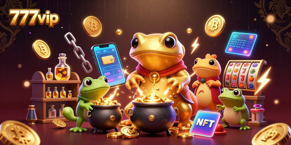 Experience the excitement of 777vip with immersive gaming elements including gold coins and slot reels.