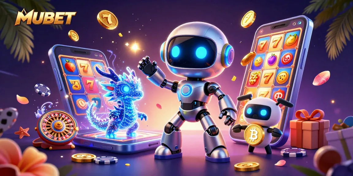MUBET offers dynamic slot game experiences with a vibrant cyberpunk theme and engaging characters.
