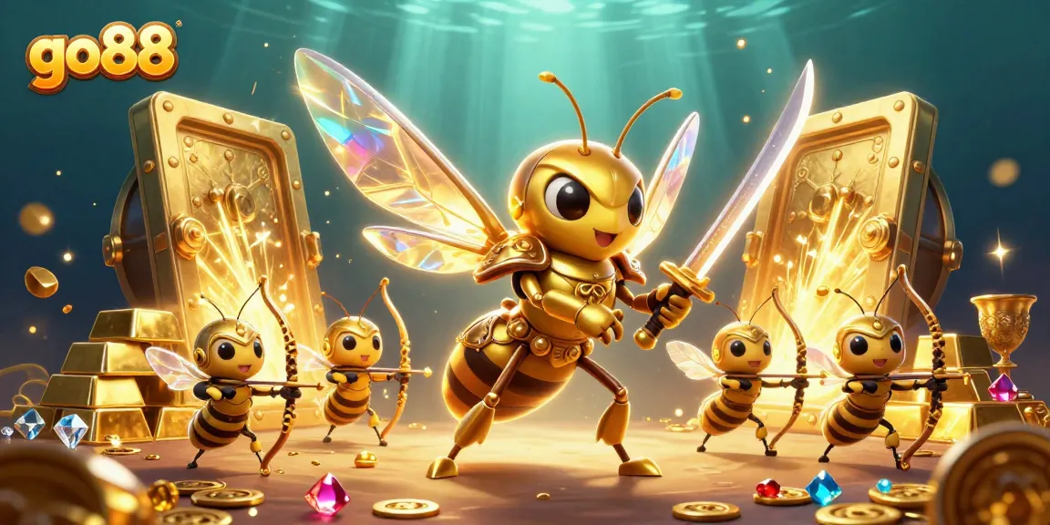 Join the adventure with go88 as you dive into riches, featuring vibrant characters and dynamic casino elements.