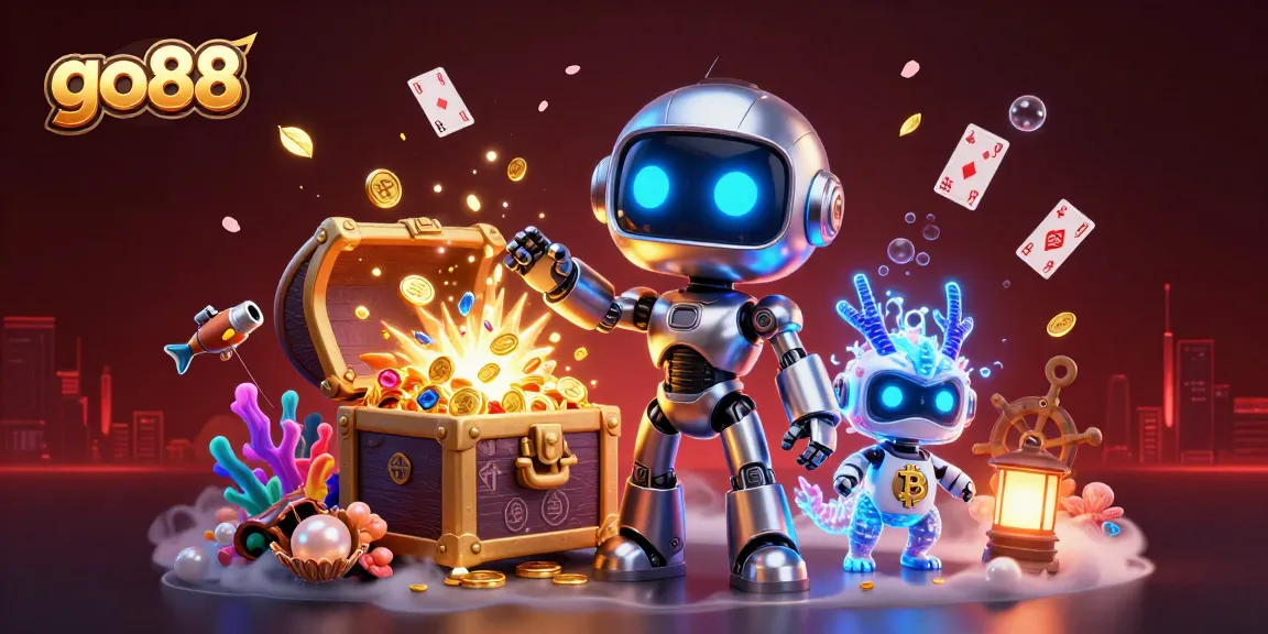 Experience thrilling wins at go88 with a vibrant 3D casino action scene showcasing adventure.