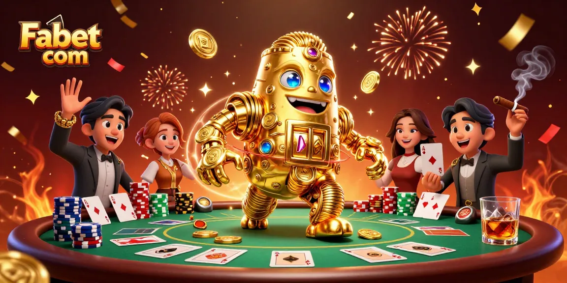 Experience the thrill at Fabet com with a vibrant casino scene featuring poker excitement.