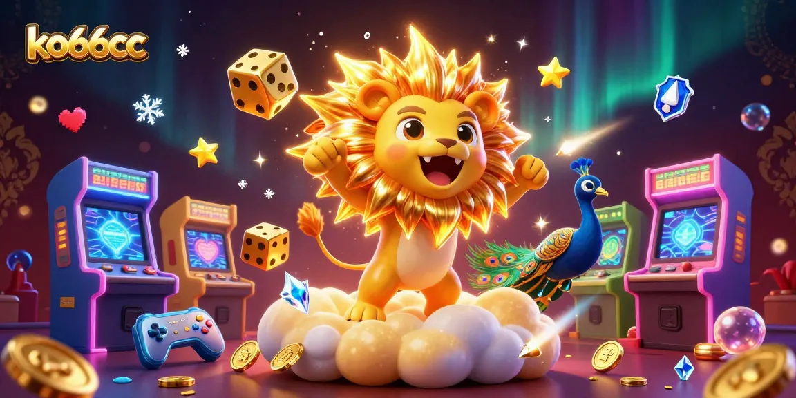 Experience thrilling games at ko66cc with vibrant 3D casino elements and dynamic visuals.