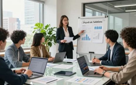 Explore the best payment gateway for business startup in a collaborative office meeting.