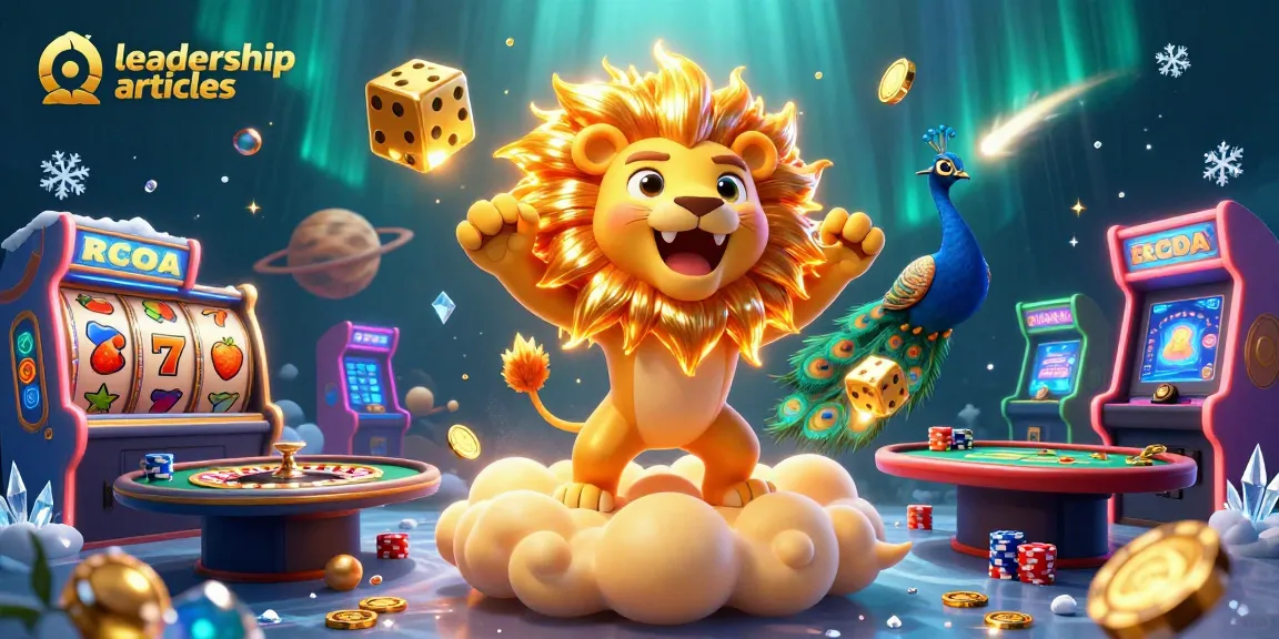 Experience dynamic leadership articles in a vibrant animated casino scene filled with excitement and winning strategy.